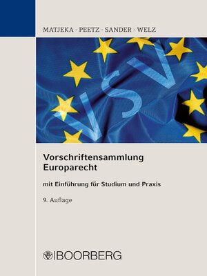 cover image of Vorschriftensammlung Europarecht